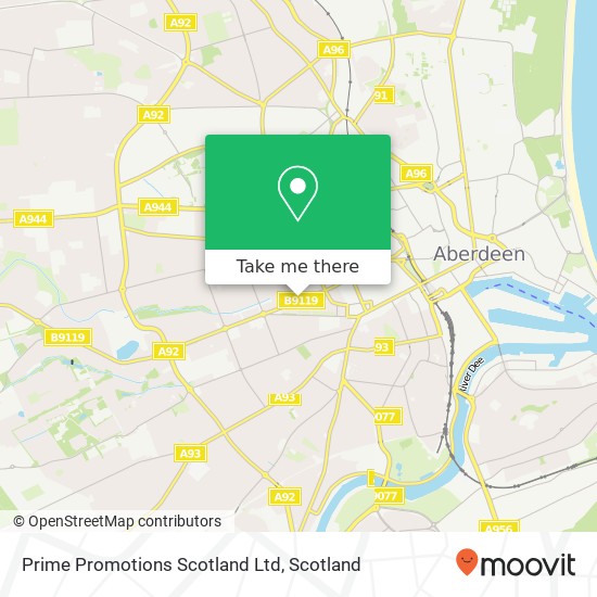 Prime Promotions Scotland Ltd map