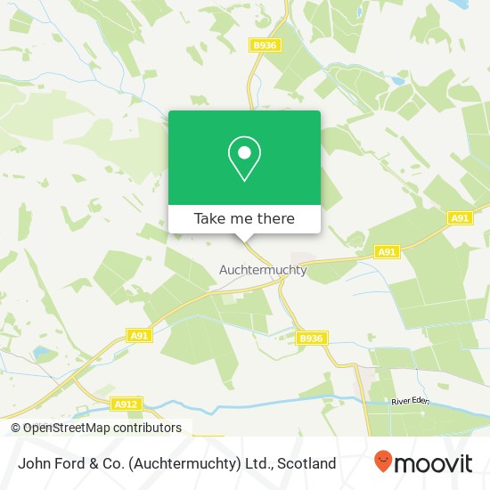 John Ford & Co. (Auchtermuchty) Ltd. map