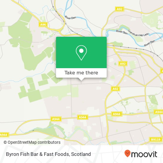 Byron Fish Bar & Fast Foods map