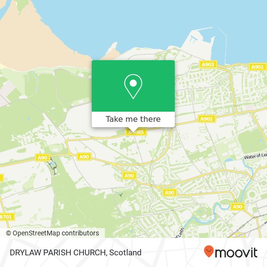 DRYLAW PARISH CHURCH map