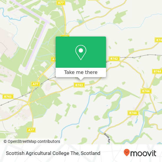 Scottish Agricultural College The map