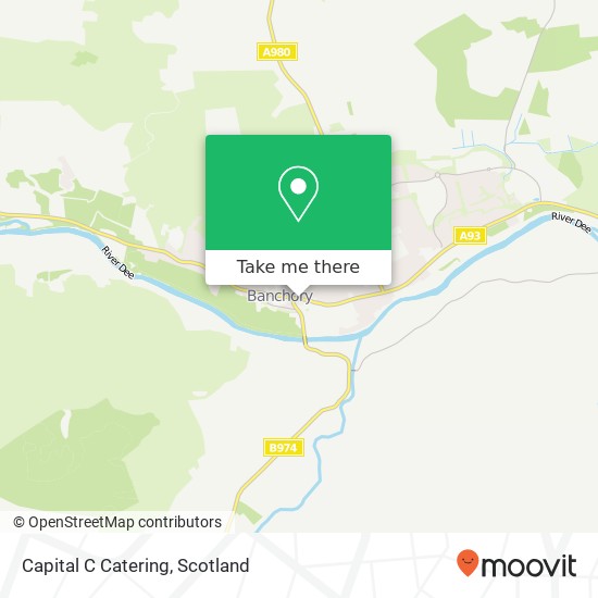 Capital C Catering map
