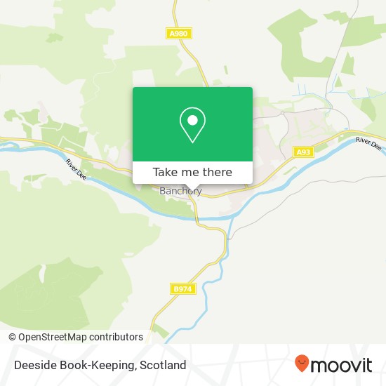 Deeside Book-Keeping map