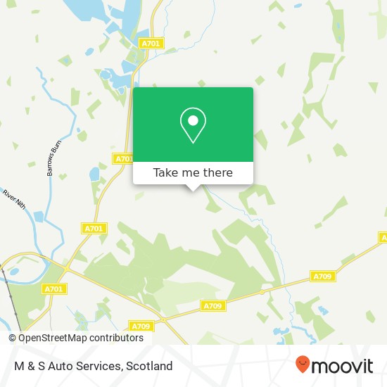 M & S Auto Services map