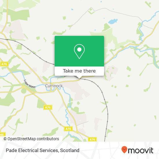 Pade Electrical Services map