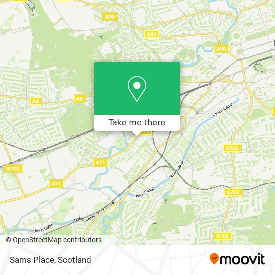 Sams Place map