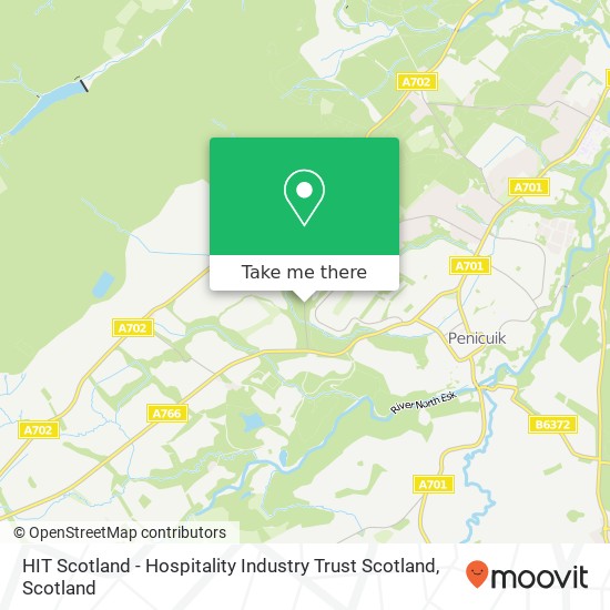 HIT Scotland - Hospitality Industry Trust Scotland map