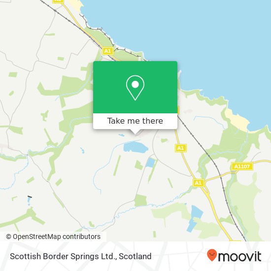 Scottish Border Springs Ltd. map