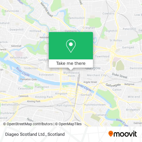 Diageo Scotland Ltd. map