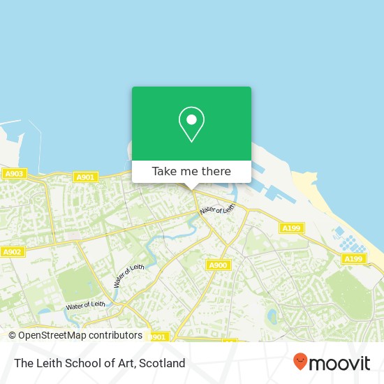 The Leith School of Art map