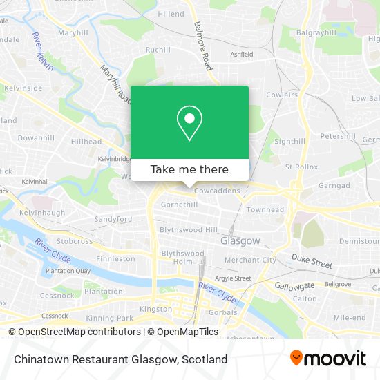 Chinatown Restaurant Glasgow map