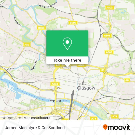 James Macintyre & Co map