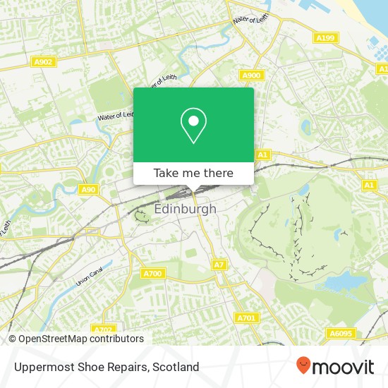 Uppermost Shoe Repairs map