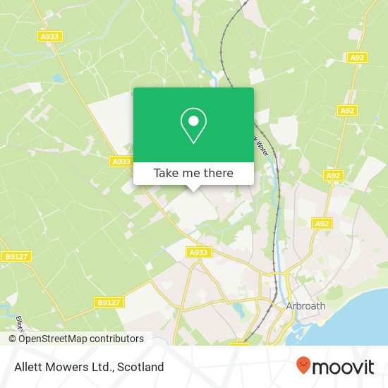 Allett Mowers Ltd. map