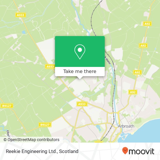 Reekie Engineering Ltd. map