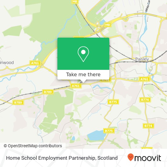 Home School Employment Partnership map