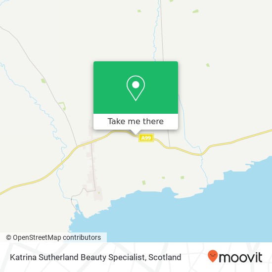 Katrina Sutherland Beauty Specialist map