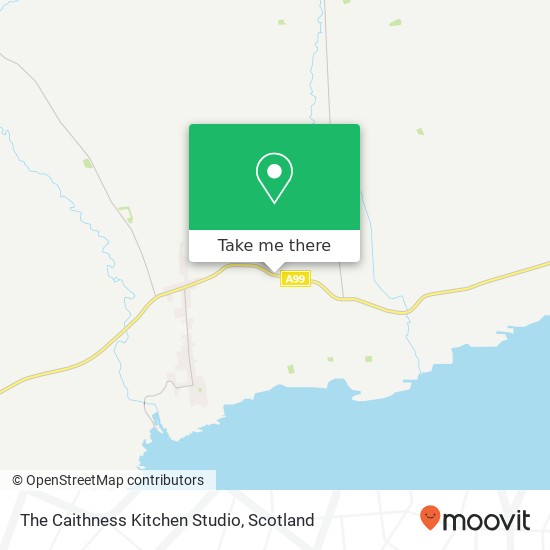 The Caithness Kitchen Studio map