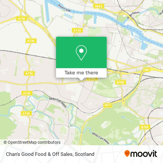 Chan's Good Food & Off Sales map