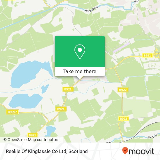 Reekie Of Kinglassie Co Ltd map
