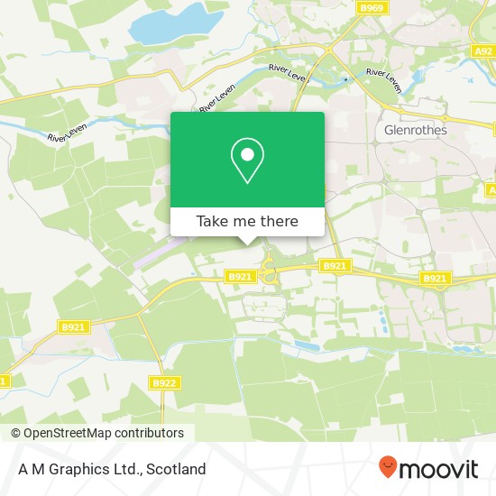 A M Graphics Ltd. map