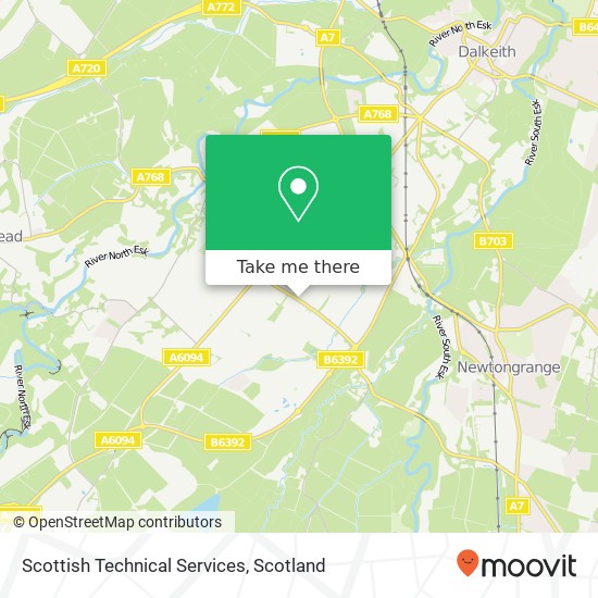 Scottish Technical Services map