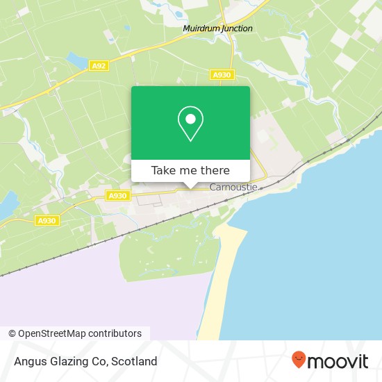 Angus Glazing Co map