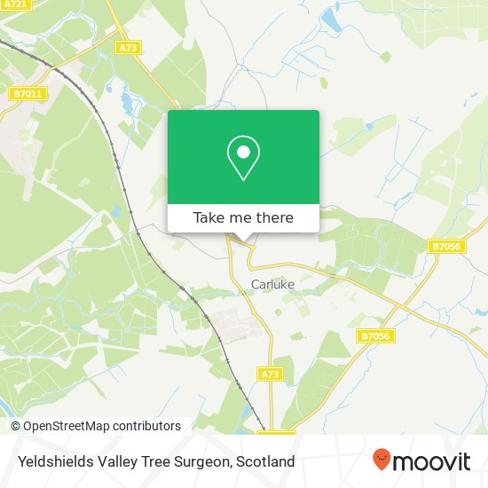 Yeldshields Valley Tree Surgeon map