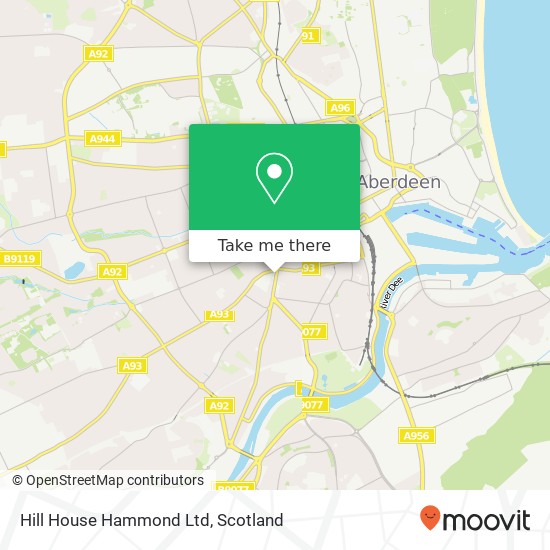 Hill House Hammond Ltd map
