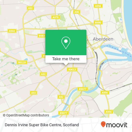 Dennis Irvine Super Bike Centre map