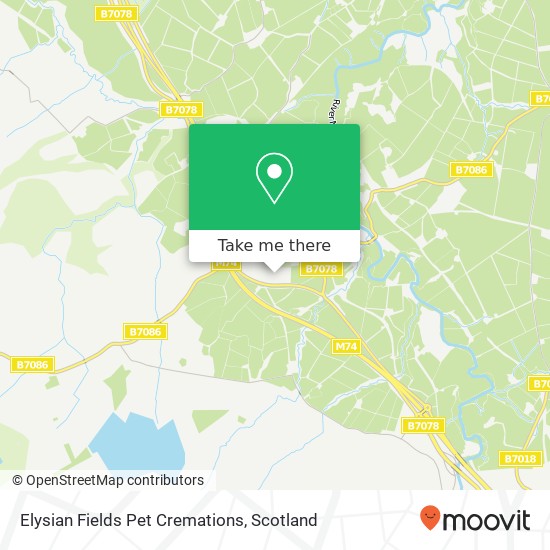 Elysian Fields Pet Cremations map