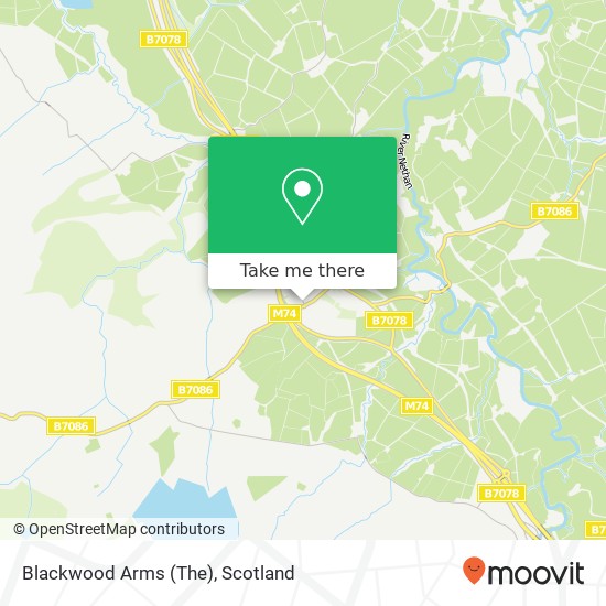 Blackwood Arms (The) map