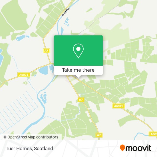 Tuer Homes map