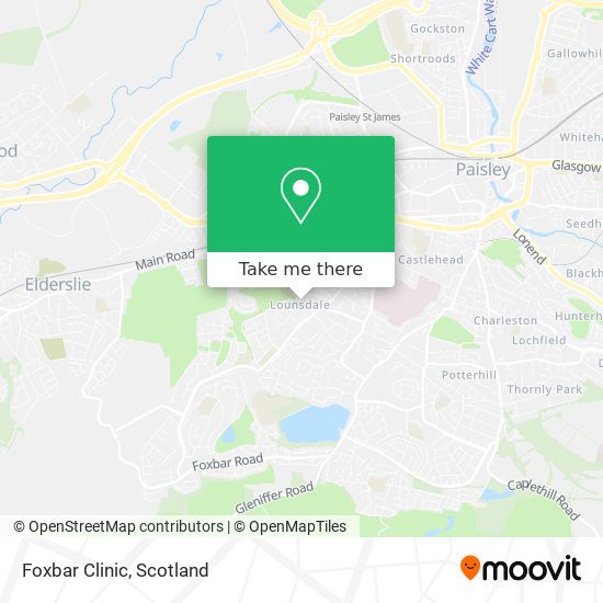 Foxbar Clinic map