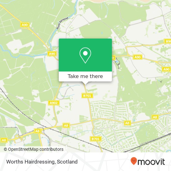 Worths Hairdressing map