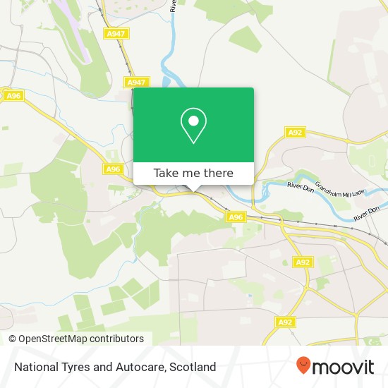 National Tyres and Autocare map