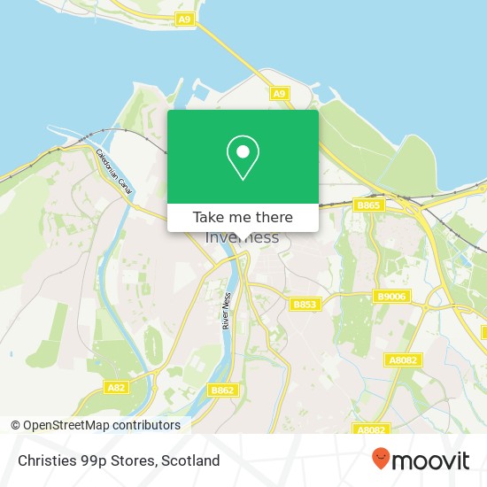 Christies 99p Stores map