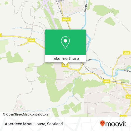 Aberdeen Moat House map