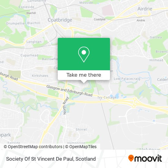 Society Of St Vincent De Paul map