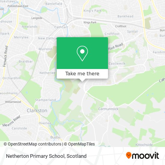 Netherton Primary School map