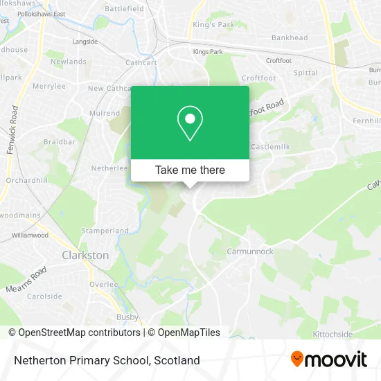 Netherton Primary School map