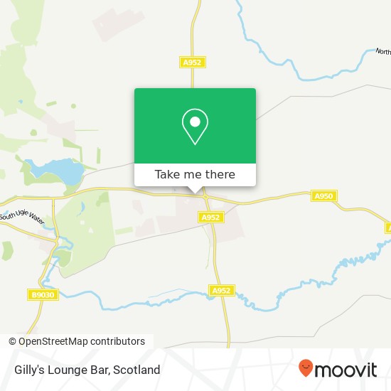 Gilly's Lounge Bar map