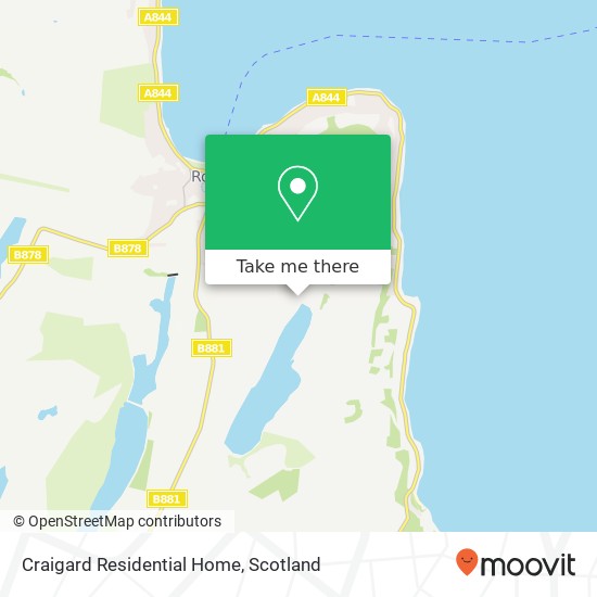 Craigard Residential Home map