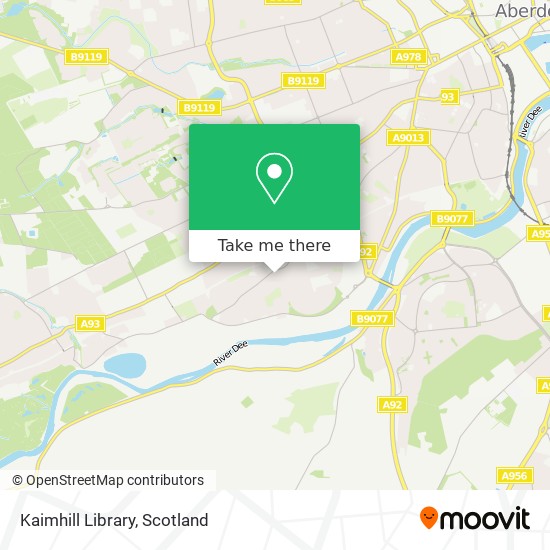 Kaimhill Library map