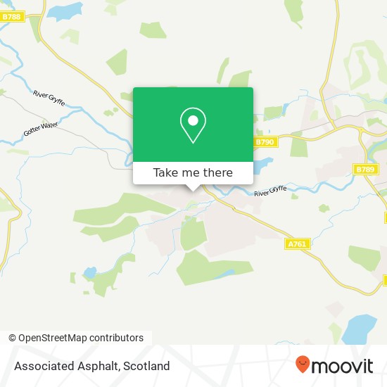 Associated Asphalt map