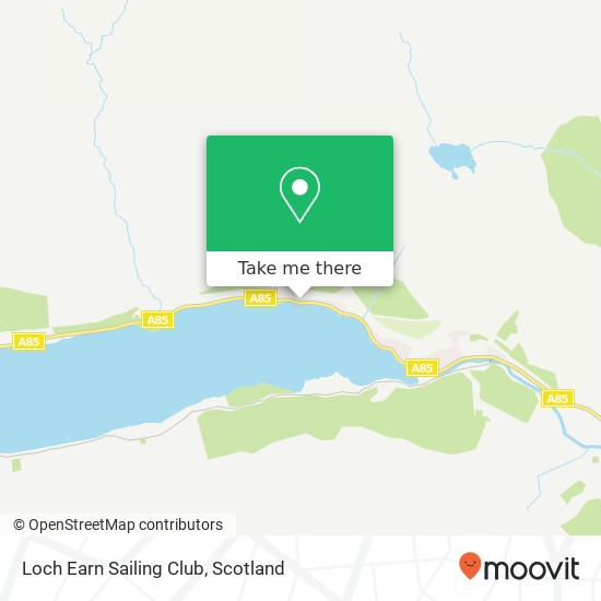 Loch Earn Sailing Club map