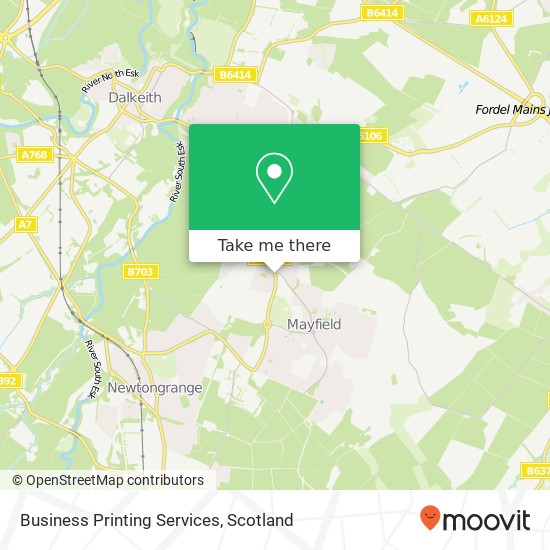 Business Printing Services map