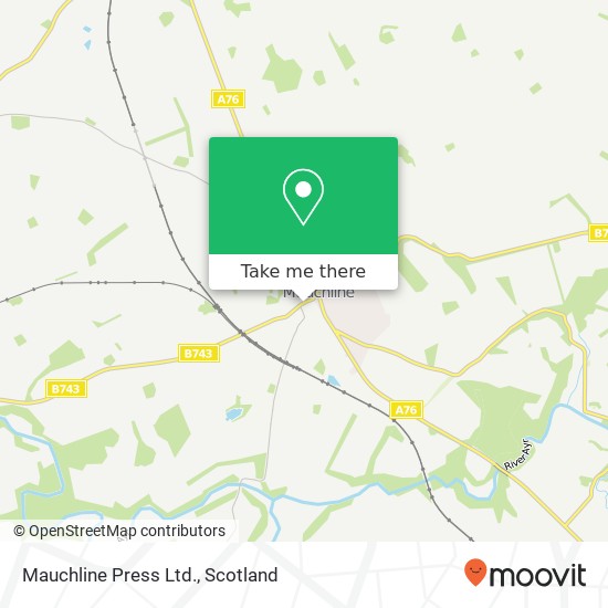 Mauchline Press Ltd. map