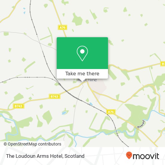 The Loudoun Arms Hotel map