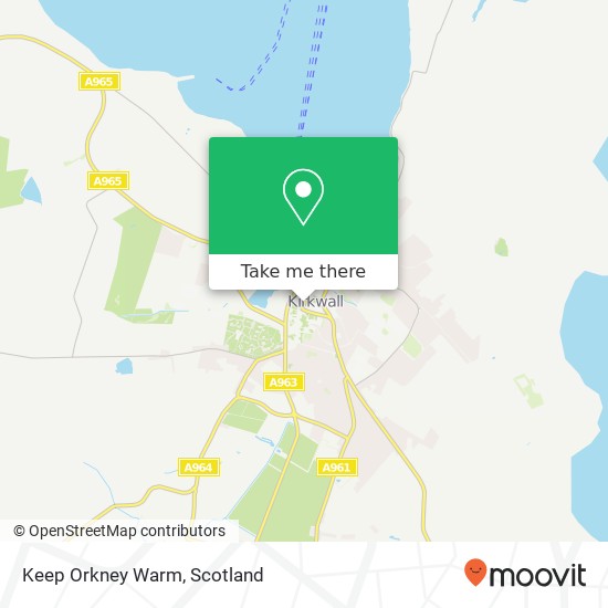 Keep Orkney Warm map